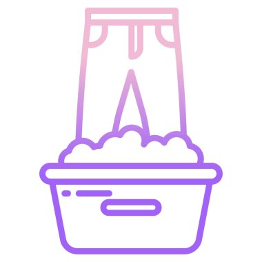 Çamaşır Giysileri Web simgesi basit vektör illüstrasyonuName