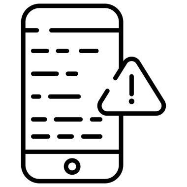 Hata. Web simgesi basit illüstrasyon