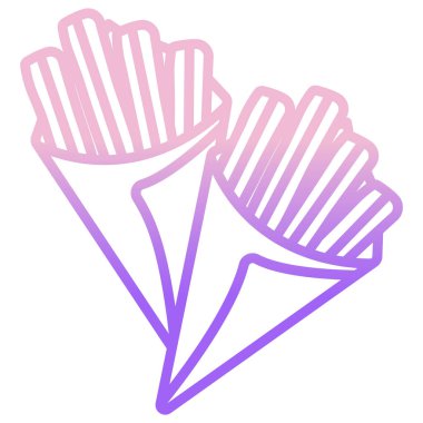 Mor ve beyaz arkaplanın vektör çizimi.