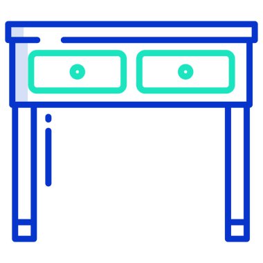 Beyaz arkaplanda basit vektör simgesi