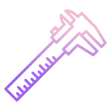 Ölçekle, web simgesi basit illüstrasyon