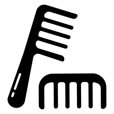 Tarak. Web simgesi basit tasarım