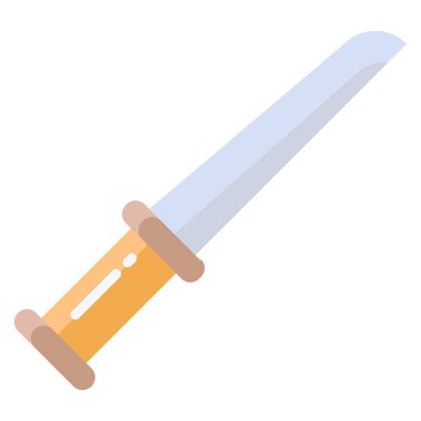 Bıçak ağ simgesi, vektör illüstrasyonu 