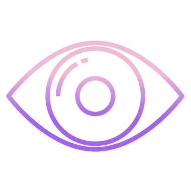 Göz simgesi vektör illüstrasyonu