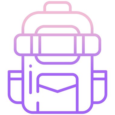 Sırt çantasının vektör çizimi