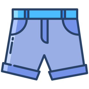 Beyaz arkaplanda basit vektör kısamı simgesi