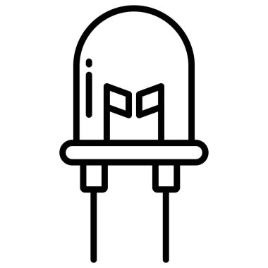 Fener. Web simgesi basit illüstrasyon