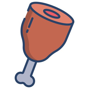 Bacak. Web simgesi basit tasarım