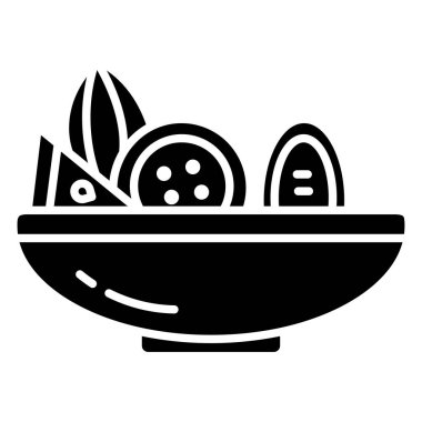 meyve ikonu vektör illüstrasyonu 