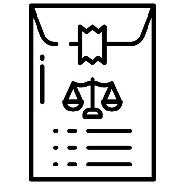 Zarf. Web simgesi basit illüstrasyon