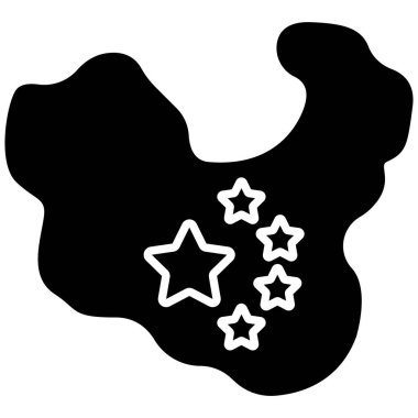 Çin haritasının vektör illüstrasyonu