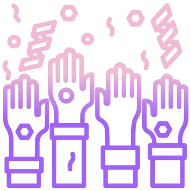 Bir kaya işareti, vektör illüstrasyonu