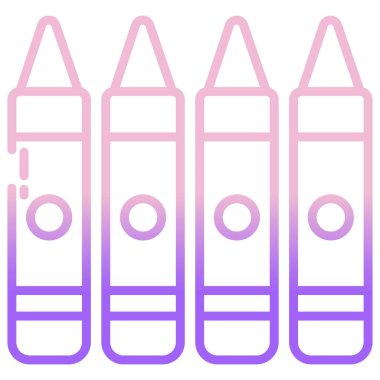 Kalem. Web simgesi basit illüstrasyon