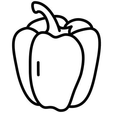 sebze. Web simgesi basit illüstrasyon