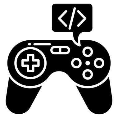 oyun konsepti iyonu, vektör illüstrasyonu 