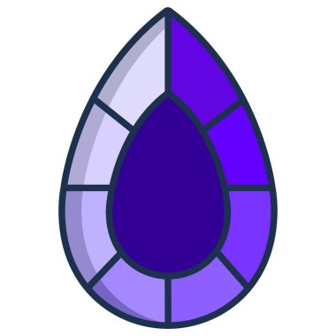 Mücevher. Web simgesi basit illüstrasyon