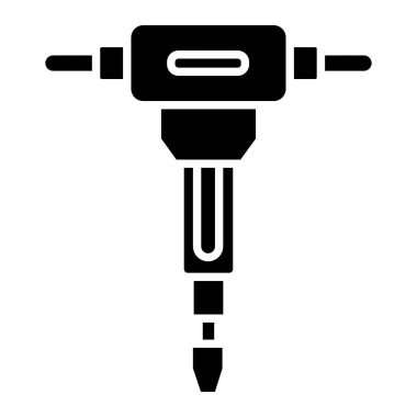 Çekiç simgesi, vektör çizimi