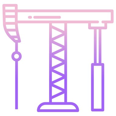 Rafineri. Web simgesi basit tasarım