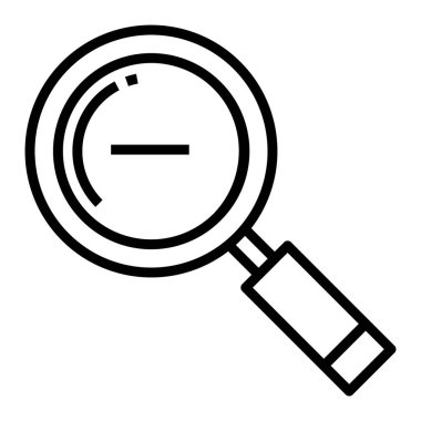 Ara. Web simgesi basit illüstrasyon