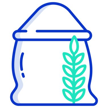 Ekmek. Web simgesi basit illüstrasyon