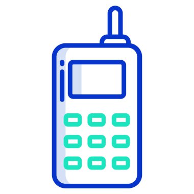 telefon web simgesi, vektör çizim