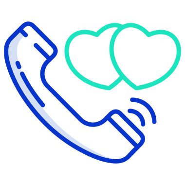 Çağrı merkezi ikon vektör illüstrasyonu 