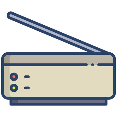 Tarayıcı. Web simgesi basit illüstrasyon