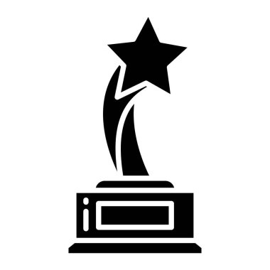 Basit vektör simgesi, ödül illüstrasyonu 