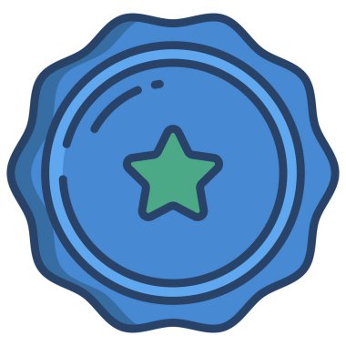 Yıldız. Web simgesi basit illüstrasyon