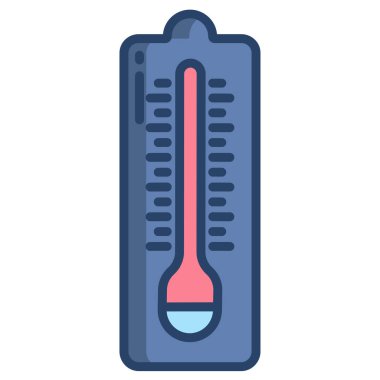 Sıcaklık basit simgesi, vektör çizim