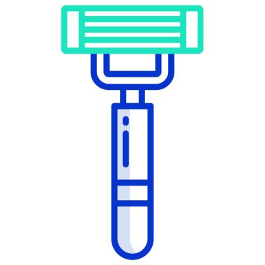 Tıraş bıçağı. Basit vektör illüstrasyonu