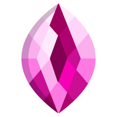 Elmas. Web simgesi basit tasarım