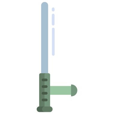 Baton . Web simgesi basit illüstrasyon