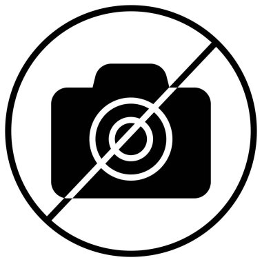 Kamera. Web simgesi basit illüstrasyon  