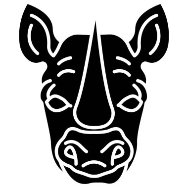 Rhynosorus hayvanının vektör çizimi