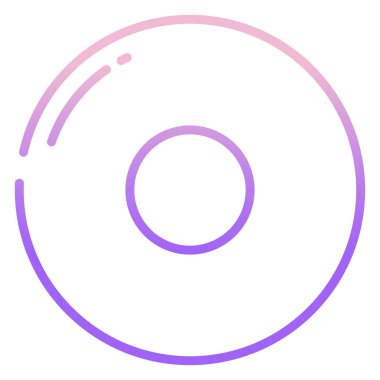 cd kaydı, vektör web simgesi basit illüstrasyon