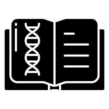 dna. Web simgesi basit illüstrasyon