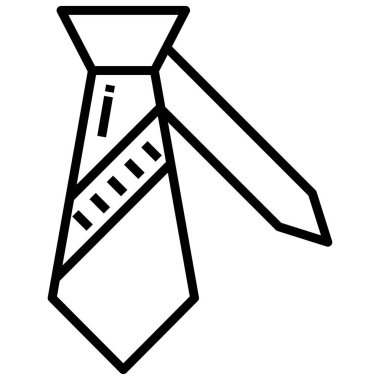 Kravat. Web simgesi basit tasarım