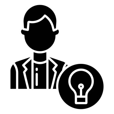 Fikir simgesi vektör illüstrasyonu