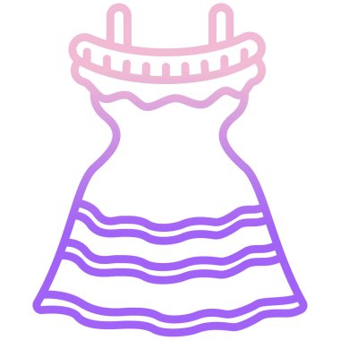 Meksika giysi vektörü simgesi modern basit tasarım