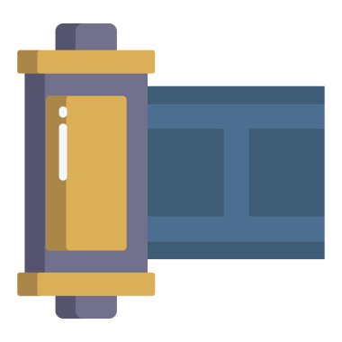 Basit vektör simgesi, film prodüksiyonunun çizimi