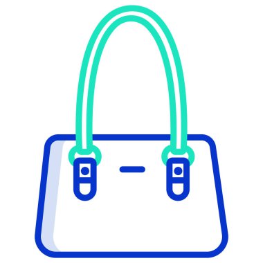 El çantası simgesini, basit vektör çizim