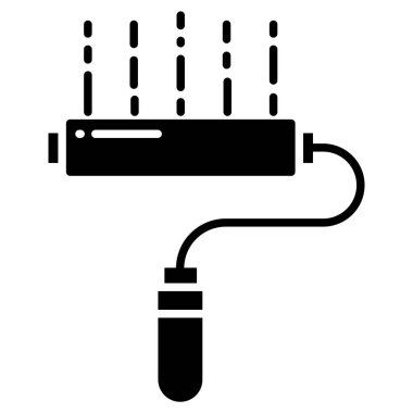 Boya silindiri. Basit resimleme