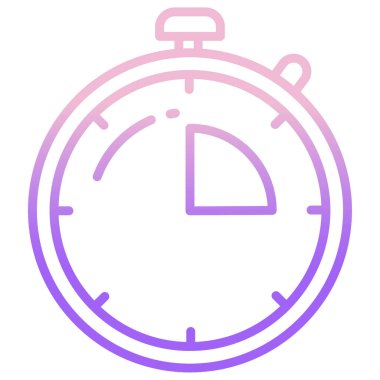 Kronometre Web simgesi basit tasarım