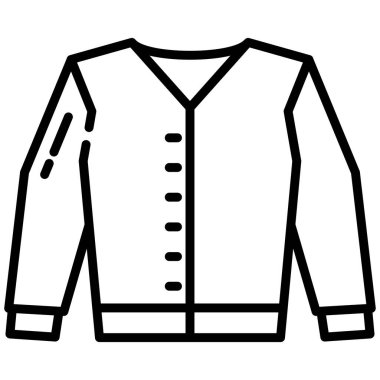 Ceket simge vektör çizim