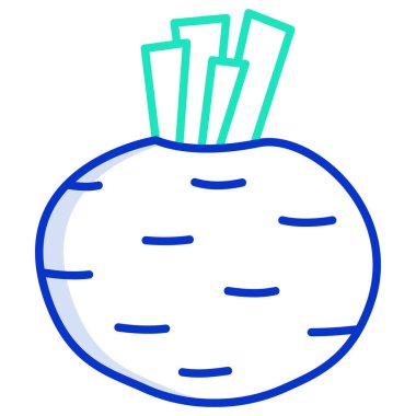 Basit vektör simgesi, pancar pancarının çizimi 