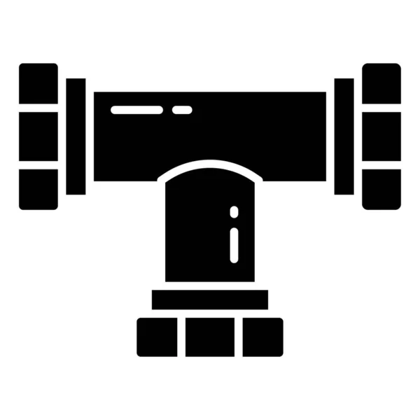 Pipe Icono Vector Simple Sobre Fondo Blanco — Archivo Imágenes Vectoriales