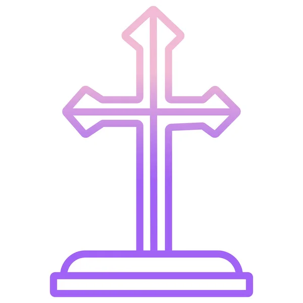 Vektorová Ilustrace Kříže — Stockový vektor