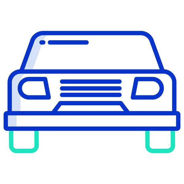 Auto Web Icoon Vector Illustratie — Stockvector