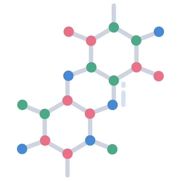 Illustration Vectorielle Icône Molécule — Image vectorielle